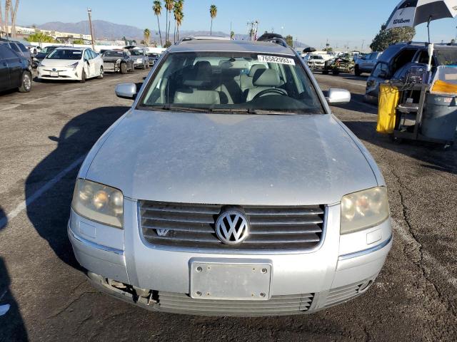 WVWZK63B73E011313 - 2003 VOLKSWAGEN PASSAT W8 4MOTION SILVER photo 5