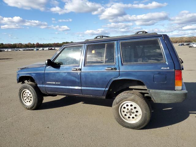 1J4FF48S61L559553 - 2001 JEEP CHEROKEE SPORT BLUE photo 2