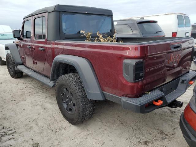 1C6JJTEG7NL126846 - 2022 JEEP GLADIATOR MOJAVE BURGUNDY photo 2