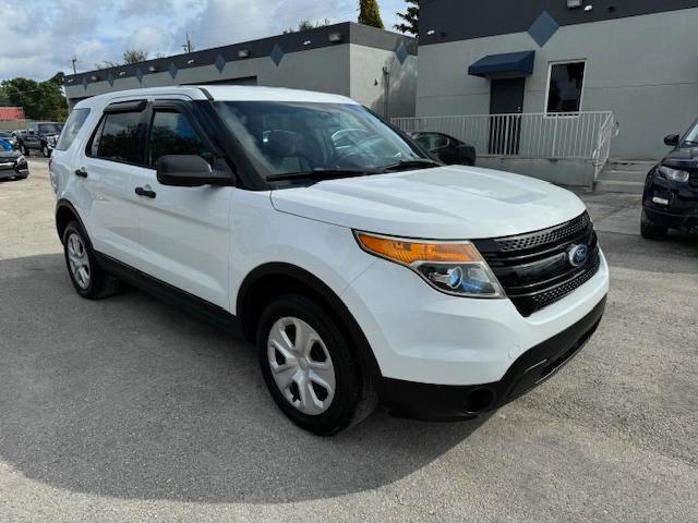 1FM5K8AR2FGA47134 - 2015 FORD EXPLORER POLICE INTERCEPTOR WHITE photo 4