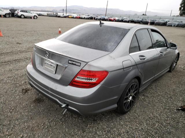 WDDGF4HBXCA649321 - 2012 MERCEDES-BENZ C 250 GRAY photo 3