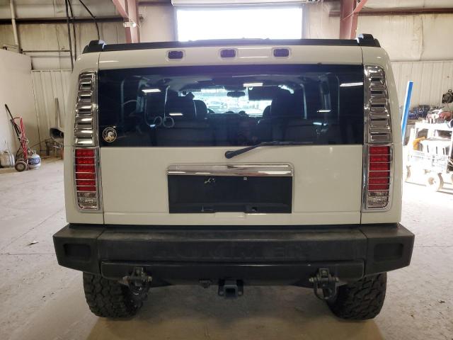 5GRGN23U75H116006 - 2005 HUMMER H2 WHITE photo 6