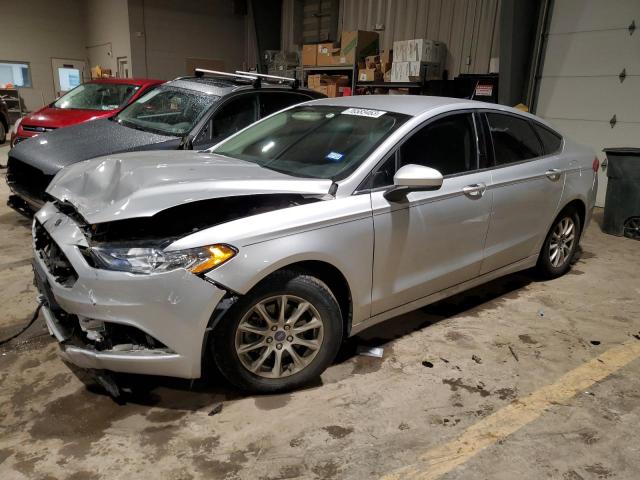 3FA6P0G76HR194866 - 2017 FORD FUSION S SILVER photo 1