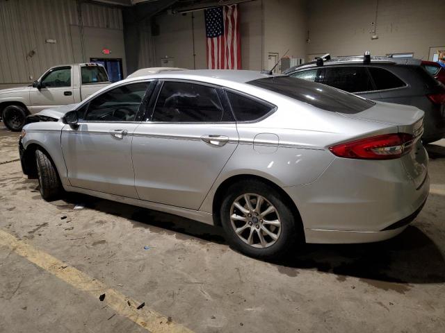 3FA6P0G76HR194866 - 2017 FORD FUSION S SILVER photo 2