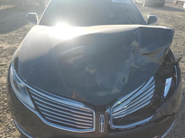 3LN6L2LU4ER816112 - 2014 LINCOLN MKZ HYBRID BLACK photo 11