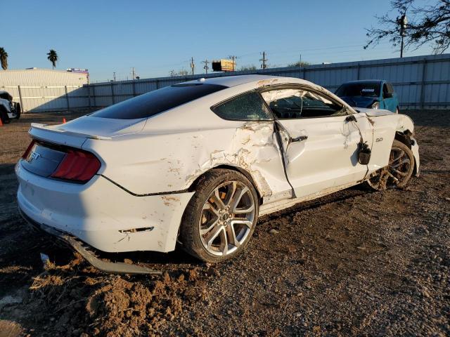 1FA6P8CF0K5118016 - 2019 FORD MUSTANG GT WHITE photo 3