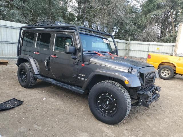 1C4BJWEG7HL684568 - 2017 JEEP WRANGLER U SAHARA GRAY photo 4