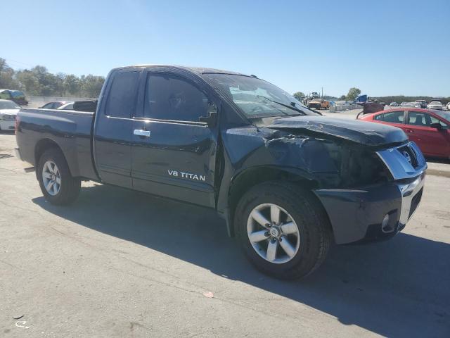 1N6BA06A38N351843 - 2008 NISSAN TITAN XE BLUE photo 4