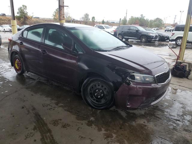 3KPFK4A7XHE040676 - 2017 KIA FORTE LX PURPLE photo 4