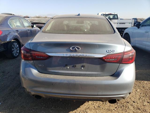 JN1EV7AR5KM592989 - 2019 INFINITI Q50 LUXE BLUE photo 6