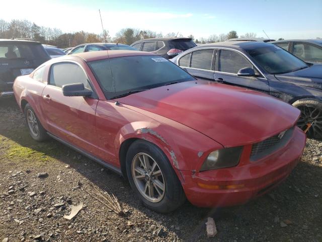1ZVFT80N755138265 - 2005 FORD MUSTANG RED photo 1