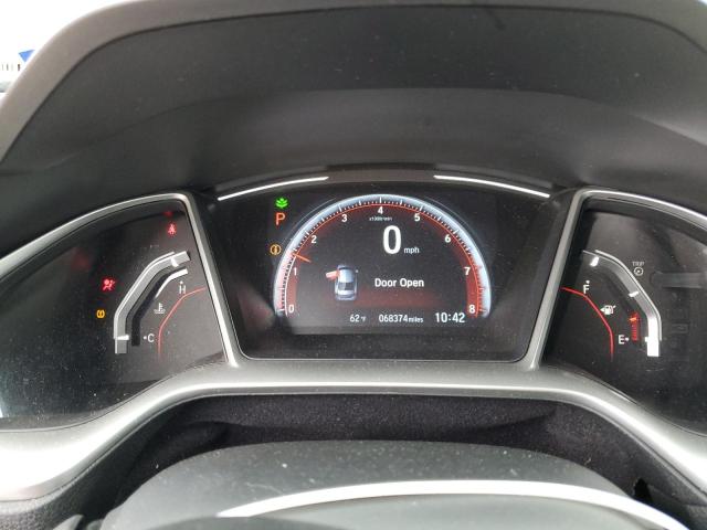 19XFC2F82KE031481 - 2019 HONDA CIVIC SPORT ნაცრისფერი ფოტო 9