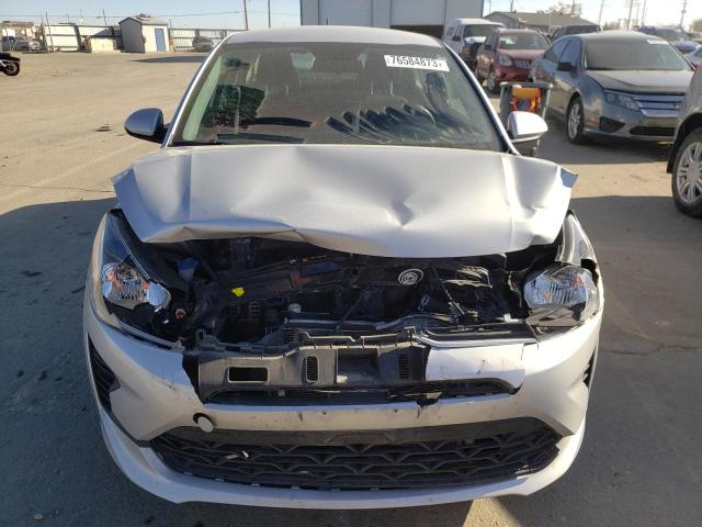 3KPA24AD5ME406120 - 2021 KIA RIO LX SILVER photo 5