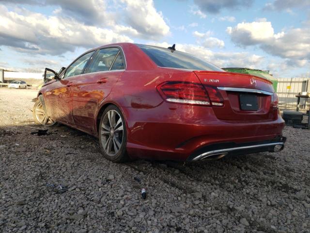 WDDHF5KB8GB221606 - 2016 MERCEDES-BENZ E 350 RED photo 2