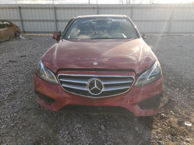 WDDHF5KB8GB221606 - 2016 MERCEDES-BENZ E 350 RED photo 5