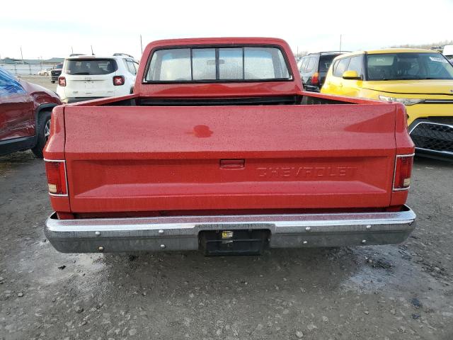 1GCDC14H7FF358636 - 1985 CHEVROLET C10 RED photo 6