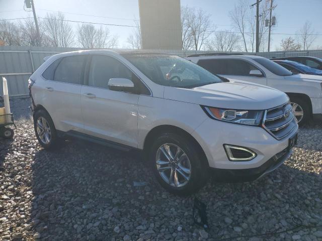 2FMTK4J86FBB25767 - 2015 FORD EDGE SEL WHITE photo 4