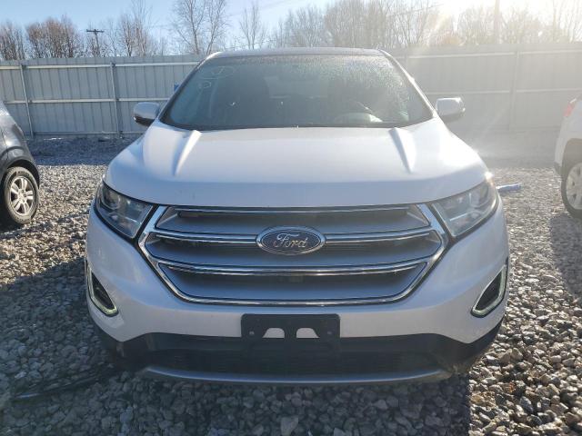 2FMTK4J86FBB25767 - 2015 FORD EDGE SEL WHITE photo 5