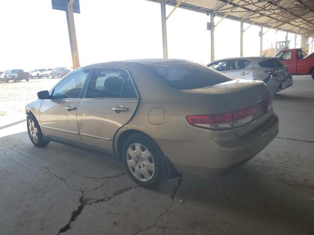 1HGCM663X3A079666 - 2003 HONDA ACCORD LX TAN photo 2