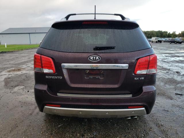 5XYKWDA29CG237972 - 2012 KIA SORENTO SX MAROON photo 6