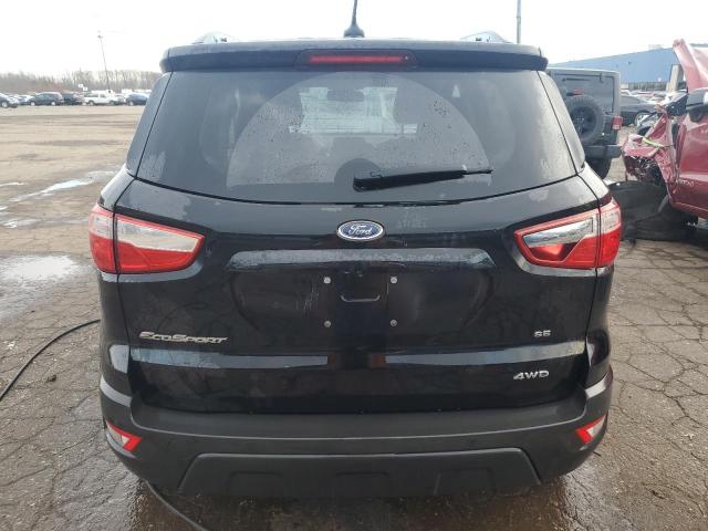 MAJ6P1UL3JC182461 - 2018 FORD ECOSPORT SE BLACK photo 6