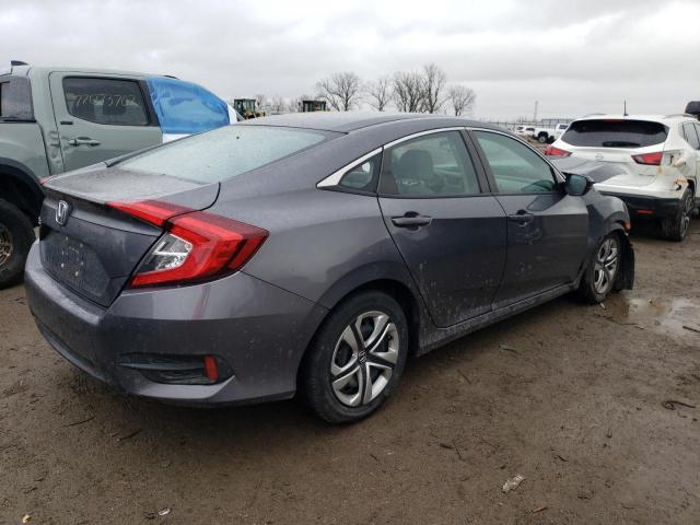 2HGFC2F56JH589179 - 2018 HONDA CIVIC LX GRAY photo 3