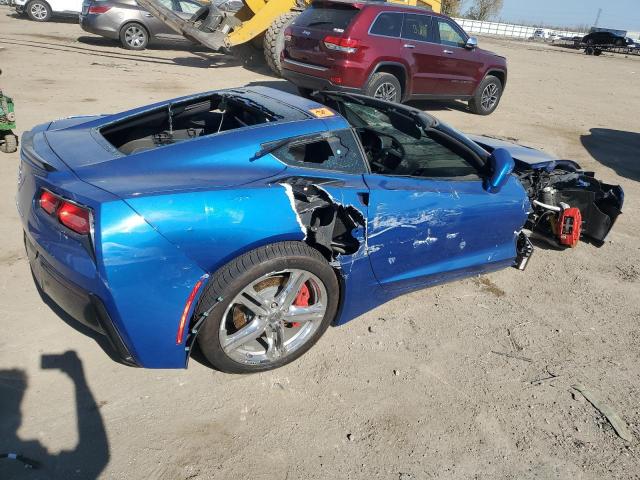 1G1YB2D72G5107038 - 2016 CHEVROLET CORVETTE STINGRAY 1LT BLUE photo 3