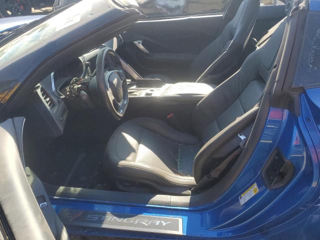 1G1YB2D72G5107038 - 2016 CHEVROLET CORVETTE STINGRAY 1LT BLUE photo 7