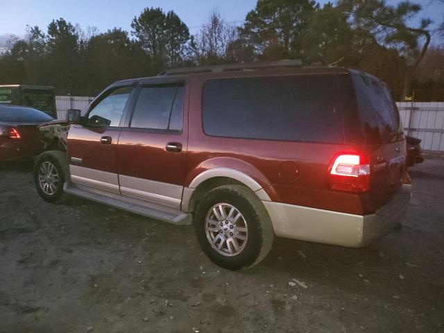 1FMFK18508LA43155 - 2008 FORD EXPEDITION EL EDDIE BAUER BURGUNDY photo 2