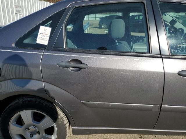 1FAFP34NX7W187158 - 2007 FORD FOCUS ZX4 GRAY photo 10