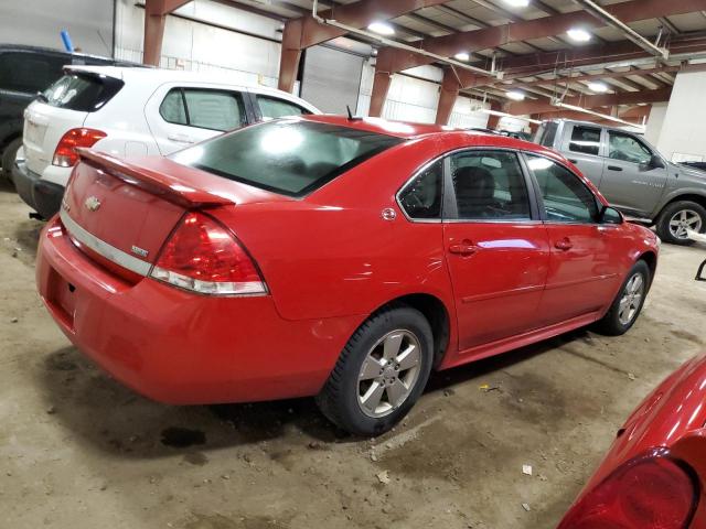 2G1WT57K991260641 - 2009 CHEVROLET IMPALA 1LT RED photo 3