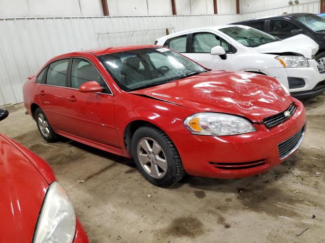 2G1WT57K991260641 - 2009 CHEVROLET IMPALA 1LT RED photo 4