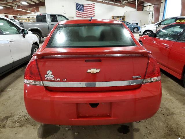 2G1WT57K991260641 - 2009 CHEVROLET IMPALA 1LT RED photo 6