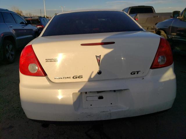 1G2ZH57N584255251 - 2008 PONTIAC G6 GT WHITE photo 6