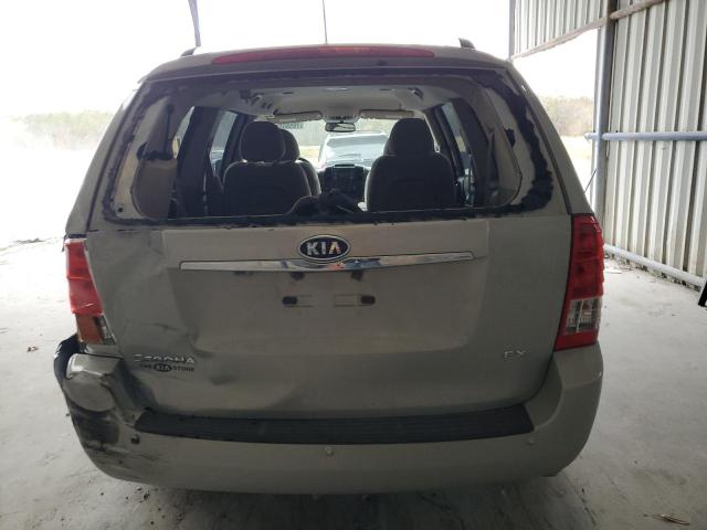 KNDMH4C76C6503396 - 2012 KIA SEDONA EX BEIGE photo 6