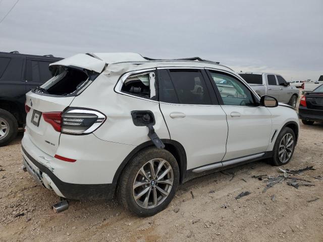 5UXTR7C50KLR39782 - 2019 BMW X3 SDRIVE30I WHITE photo 3