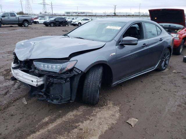 19UUB2F65JA001063 - 2018 ACURA TLX TECH+A GRAY photo 1