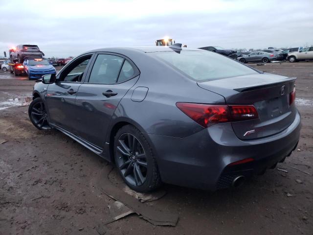 19UUB2F65JA001063 - 2018 ACURA TLX TECH+A GRAY photo 2