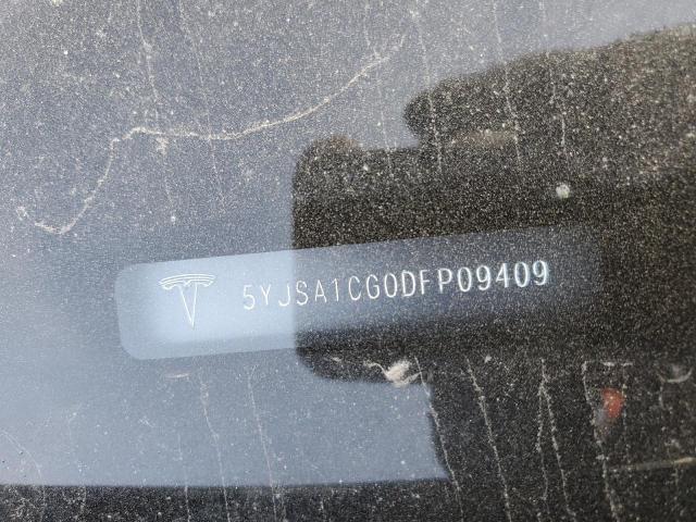 5YJSA1CG0DFP09409 - 2013 TESLA MODEL S Mavi foto 12