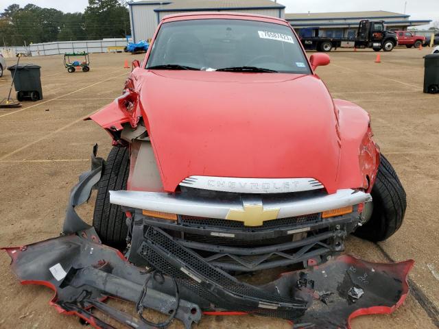 1GCES14P14B108361 - 2004 CHEVROLET SSR RED photo 5