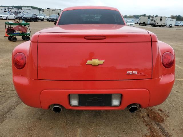 1GCES14P14B108361 - 2004 CHEVROLET SSR RED photo 6