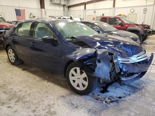 3FAHP06Z97R130640 - 2007 FORD FUSION S BLUE photo 4