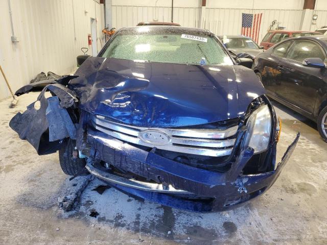 3FAHP06Z97R130640 - 2007 FORD FUSION S BLUE photo 5