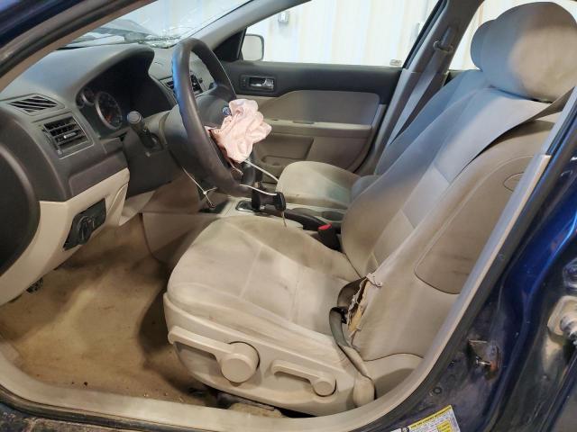 3FAHP06Z97R130640 - 2007 FORD FUSION S BLUE photo 7