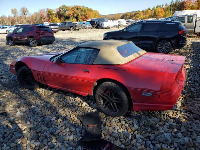 1G1YY338XL5109595 - 1990 CHEVROLET CORVETTE RED photo 2