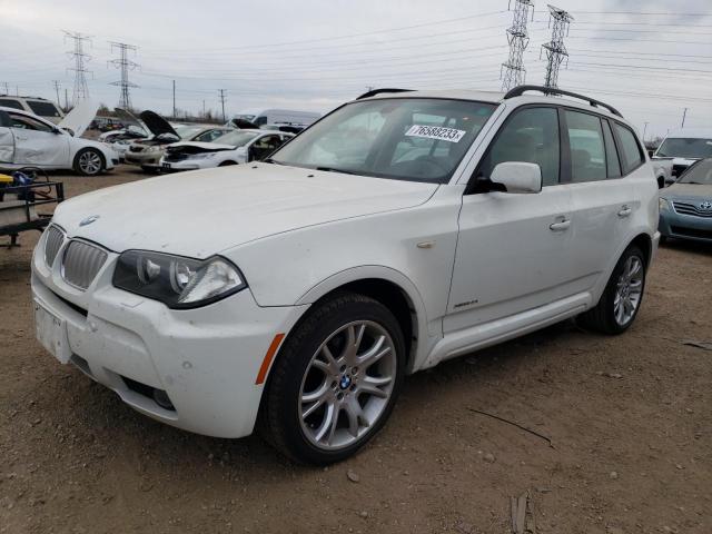 WBXPC93489WJ25897 - 2009 BMW X3 XDRIVE30I WHITE photo 1