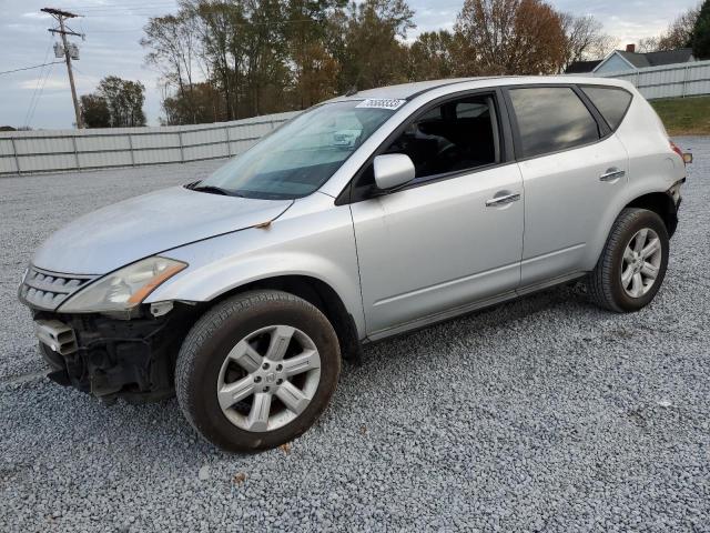 JN8AZ08T96W426434 - 2006 NISSAN MURANO SL SILVER photo 1