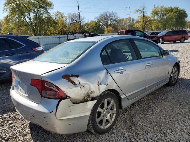 1HGFA15598L105388 - 2008 HONDA CIVIC LX SILVER photo 3