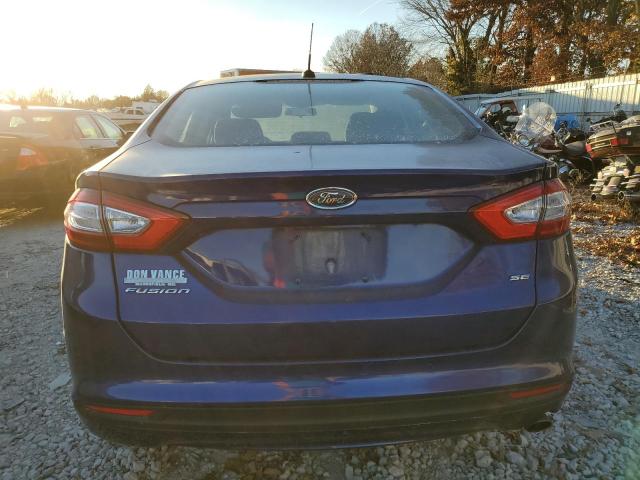 3FA6P0H76DR174562 - 2013 FORD FUSION SE BLUE photo 6