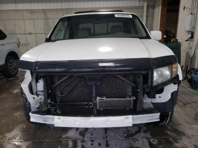 2HJYK16508H511667 - 2008 HONDA RIDGELINE RTL WHITE photo 5